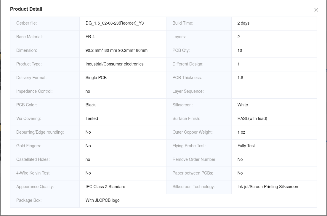 jlcpcb product details