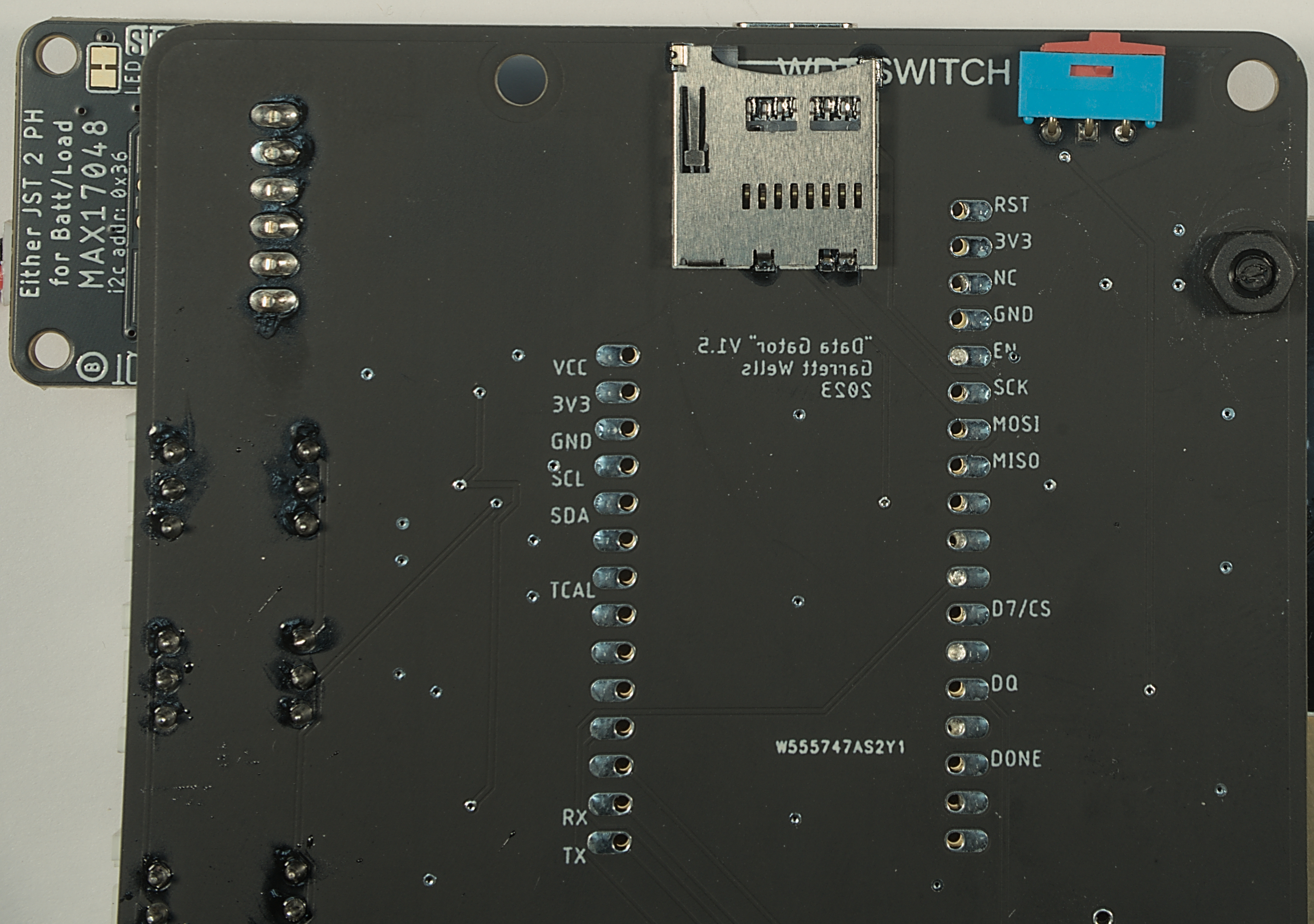 soldered switch